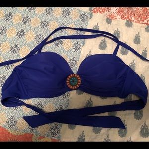 Xhilaration bandeau bathing suit top